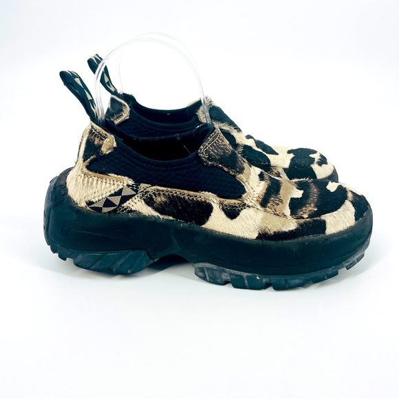 ULU Boots - Calf Hair Cow Print Slip On Shoes - Size 8 - Picture 5 of 8